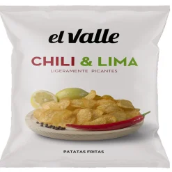 Chips El Valle saveur piment et citron vert 130g