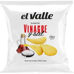 Chips El Valle saveur sel et vinaigre 120g