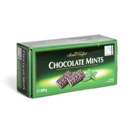 Chocolats noir fourrés à la crème de menthe 200Gr