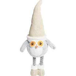 Chouette de Noël à poser H57cm