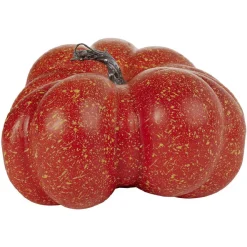 Citrouille décorative Halloween 21,5x22x12cm orange