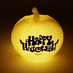 Citrouille Halloween LED Disney Mr Jack Skellington blanc et noir H22cm