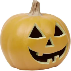 Citrouille XL souriante déco Halloween à poser