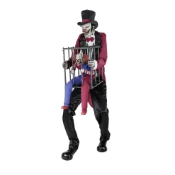 Clown géant Halloween animé et sonore H213cm