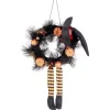 Couronne décorative sorcière Halloween