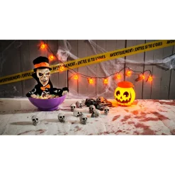 Crâne déco de table x10