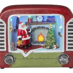 Déco de Noël TV vintage 8 à 9 LED