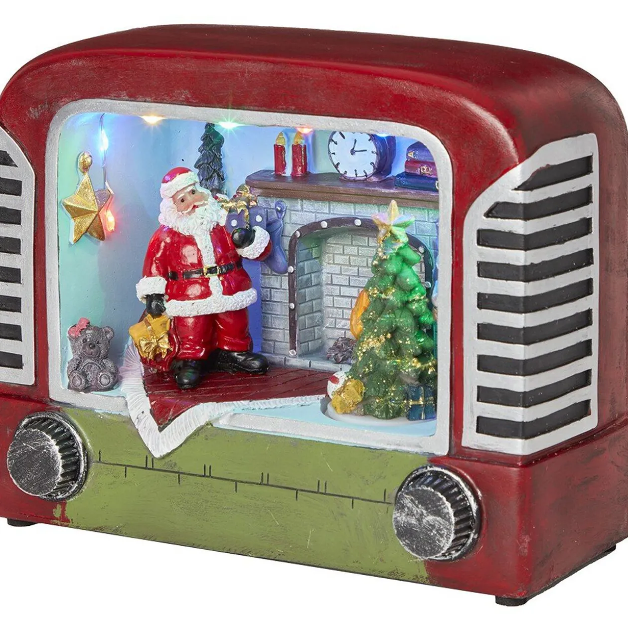 Déco de Noël TV vintage 8 à 9 LED