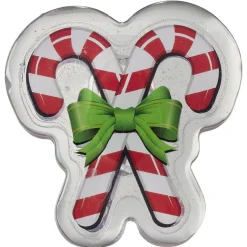 Déco fenêtre sticker gel lumineux sucre d'orge Noël