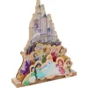 Décoration à poser Princesses Disney bois L21xH25cm