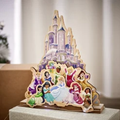 Décoration à poser Princesses Disney bois L21xH25cm