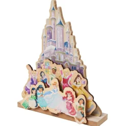 Décoration à poser Princesses Disney bois L21xH25cm