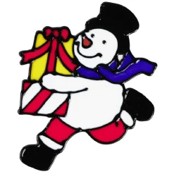 Décoration de fenêtre paillettée Noël