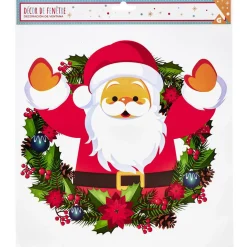 Décoration de Noël électrostatique couronne