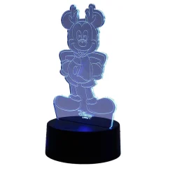 Décoration de Noël lumineuse à poser Disney Mickey