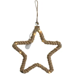 Décoration lumineuse à suspendre corde 15 LED