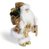 Décoration Père Noël à poser doré H30cm