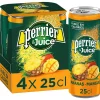 Eau gazeuse Perrier ananas mangue - 4x25 cl