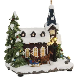 Eglise lumineuse résine