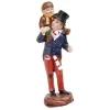 Figurine de Noël Homme avec enfant pour village miniature