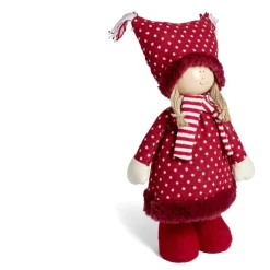 Fillette déco Noël avec jambes extensibles H70cm