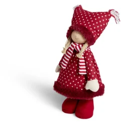 Fillette déco Noël avec jambes extensibles H70cm