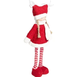 Fillette de Noël à poser H37,5cm
