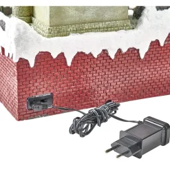 Fête foraine lumineuse animée musicale 58LED carrousel village de Noël