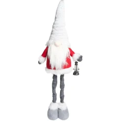 Gnome de Noël avec jambes extensibles H87cm