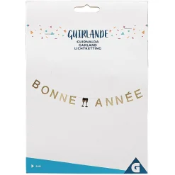 Guirlande Bonne Année dorée