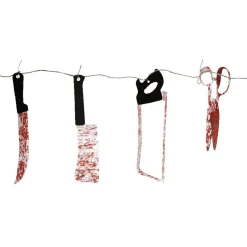 Guirlande de couteaux ensanglantés 2,3 m