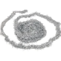 Guirlande de Noël argentée 6 m