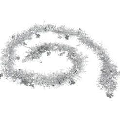 Guirlande de Noël argentée 2 m
