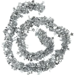 Guirlande de Noël argentée 2 m