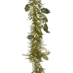 Guirlande de Noël dorée argentée 2 m