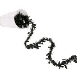 Guirlande de Noël noire 2 m