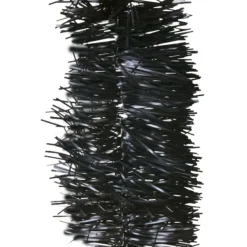Guirlande de Noël noire 2 m