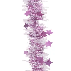 Guirlande de Noël rose 2 m