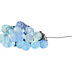 Guirlande extérieur solaire forme boule 20 LED multicolore 10 m