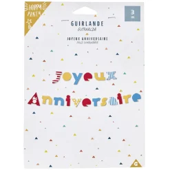 Guirlande Joyeux anniversaire Circus