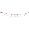Guirlande électrique 100 boules multicolores fixes L. 4,95 m