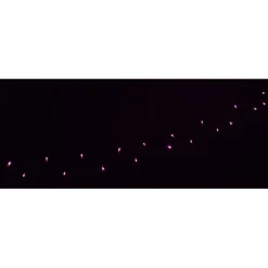 Guirlande électrique 50 led rose fixe L. 4,9 m