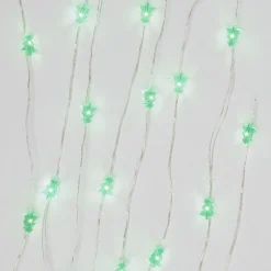 Guirlande électrique 20 led sapin vert L. 90 cm