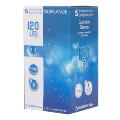 Guirlande électrique 120 led bleue L. 11,8 m