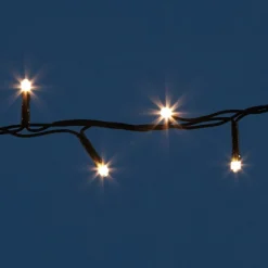 Guirlande électrique blanc chaud clignotant 3,16 m