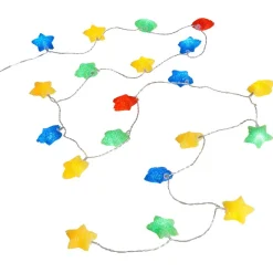 Guirlande électrique intérieure étoiles multicolores 20 LED fixe 2,85 m