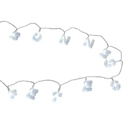 Guirlande électrique intérieure Joyeuses Fêtes 20 LED fixe 2 m