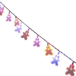 Guirlande électrique pain d épices multicolore 1m