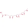 Guirlande électrique rose fixe 4,9 m