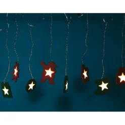 Guirlande électrique rouge et verte 1,35 m